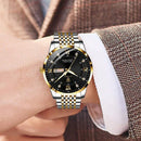 Relógio POEDAGAR Clássico Preto com Strass