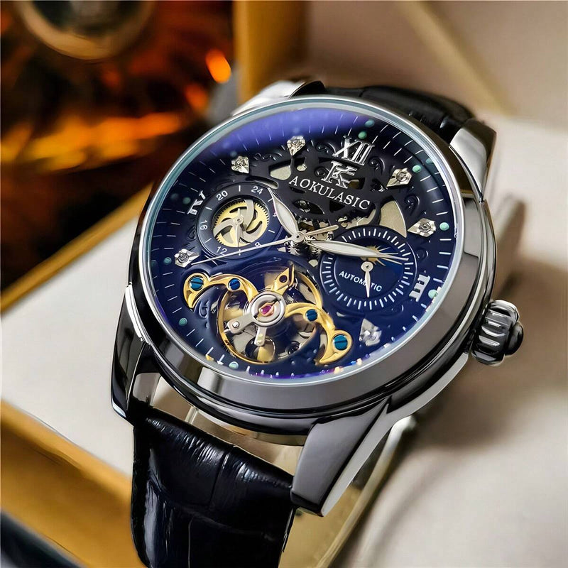 Relógio Fensir Skeleton Tourbillon