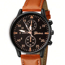 Conjunto Relógio Geneva e 3 Pulseiras