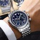 Relógio Cronógrafo Business Class Azul