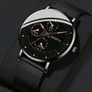 Relógio Black Steel Quartz