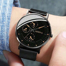 Relógio Black Steel Quartz