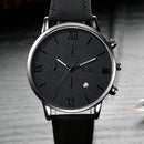 Relógio Estilo Casual com Calendário e Detalhes em Strass