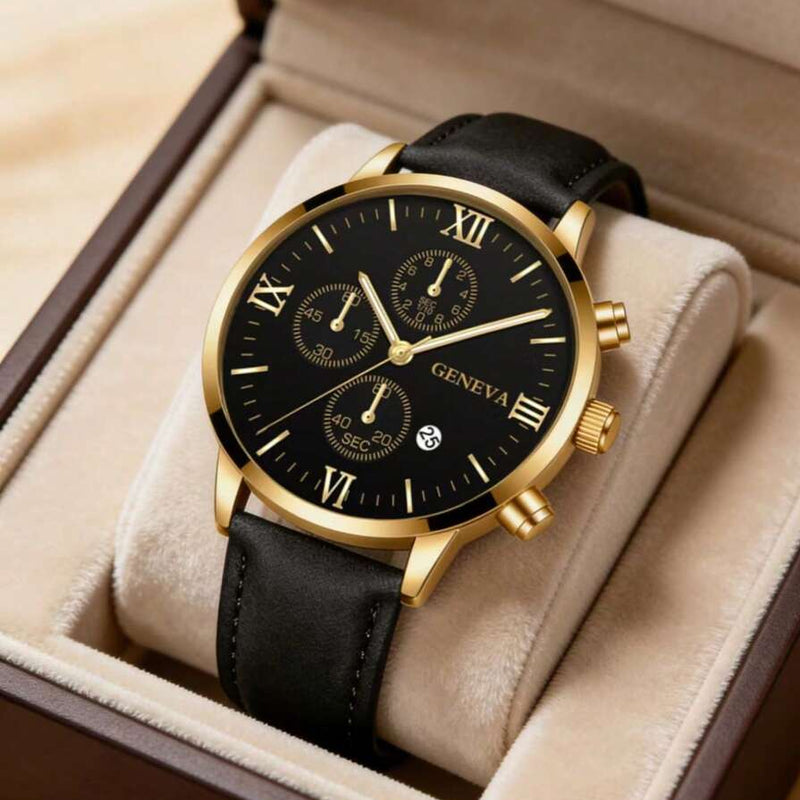 Relógio Geneva Classic Gold