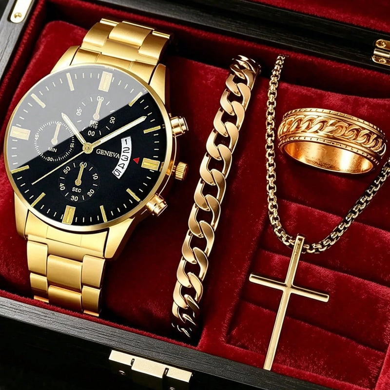 Conjunto Geneva Legacy Gold