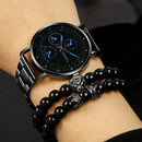 Conjunto Relógio Geneva e Duas Pulseiras