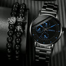 Conjunto Relógio Geneva e Duas Pulseiras