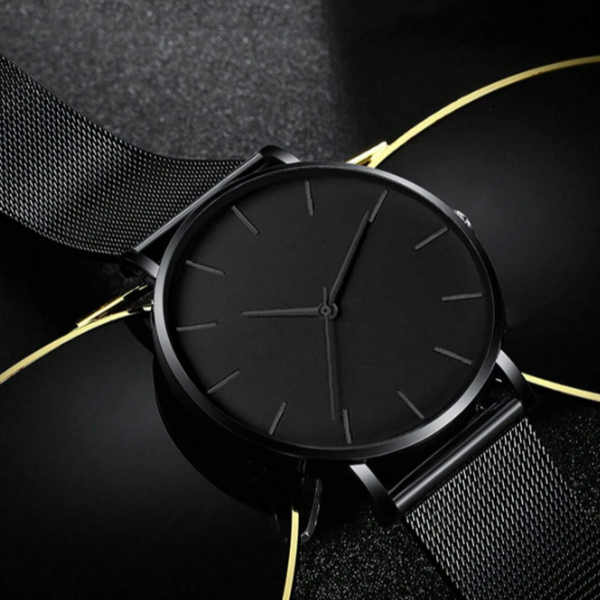 Relógio Minimalista Preto - Ninbus