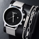 Conjunto Relógio Economicxi e Duas Pulseiras - Ninbus