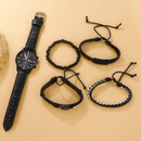 Conjunto Relógio Geneva e 3/4 Pulseiras - Ninbus