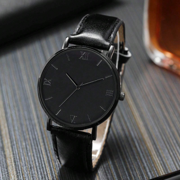 Conjunto Relógio Preto e Pulseira - Ninbus
