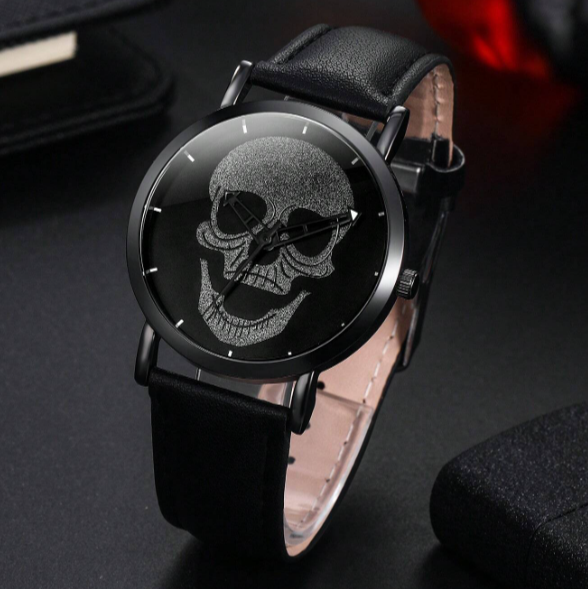 Conjunto Relógio Preto e Pulseira - Ninbus
