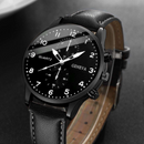 Conjunto Relógio Geneva e Pulseira Pretos - Ninbus