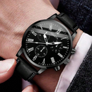 Conjunto Relógio Geneva e Pulseira Pretos - Ninbus