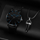 Conjunto Relógio Geneva e Pingente - Ninbus