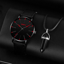 Conjunto Relógio Geneva e Pingente - Ninbus