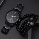 Conjunto Relógio Geneva e Duas Pulseiras - Ninbus