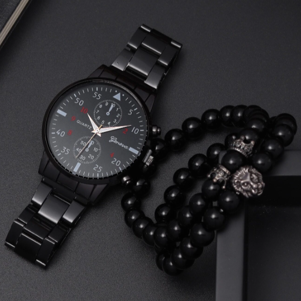 Conjunto Relógio Geneva e Duas Pulseiras - Ninbus