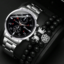 Conjunto Relógio Geneva e Duas Pulseiras - Ninbus