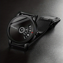 Relógio Dual Time com Pulseira de Malha em Liga