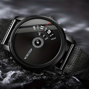 Relógio Dual Time com Pulseira de Malha em Liga