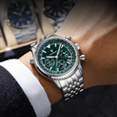 Relógio Cronograph Verde Militar