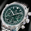 Relógio Cronograph Verde Militar