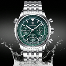 Relógio Cronograph Verde Militar