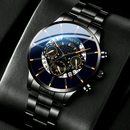 Relógio Triplo Mostrador com Data Estilo Executivo