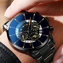 Relógio Triplo Mostrador com Data Estilo Executivo