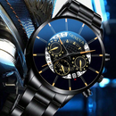 Relógio Triplo Mostrador com Data Estilo Executivo